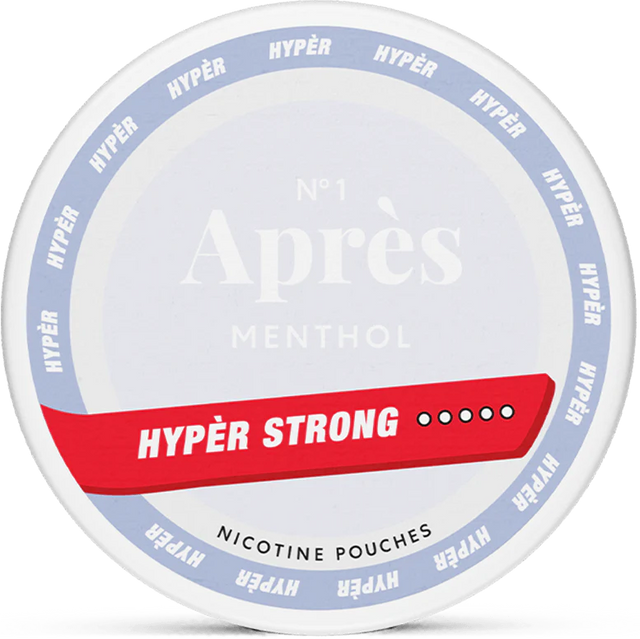 Après No.1 Menthol Hyper Strong-Nicotine Pouches-Gigasnus.com