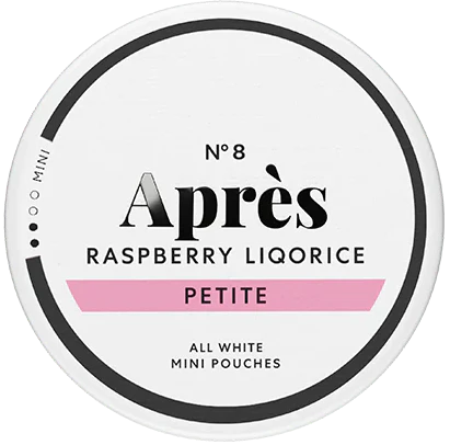Après No.8 Raspberry Liqorice Mini-Nicotine Pouches-Gigasnus.com