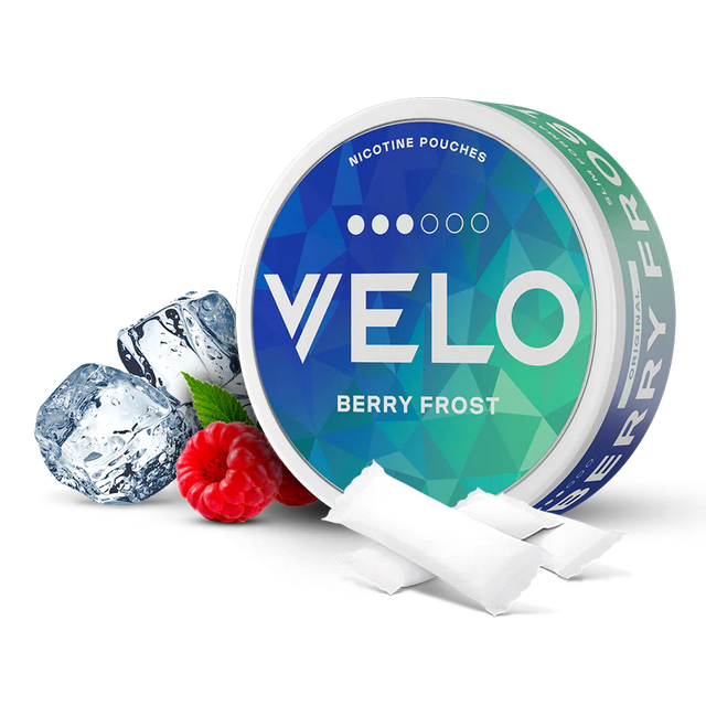 VELO Berry Frost-Nicotine Pouches-Gigasnus.com
