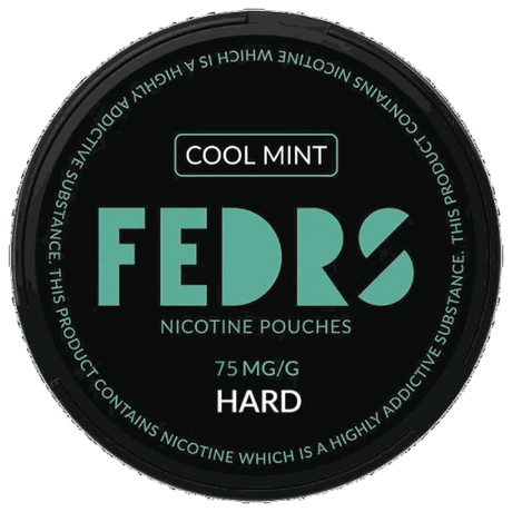FEDRS BLACK Cool Mint 75mg-Nicotine Pouches-gigasnus.com
