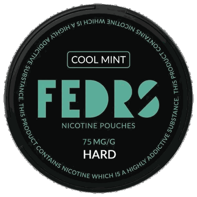 FEDRS BLACK Cool Mint 75mg-Nicotine Pouches-gigasnus.com