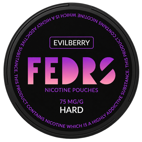 FEDRS BLACK Evilberry-Nicotine Pouches-gigasnus.com