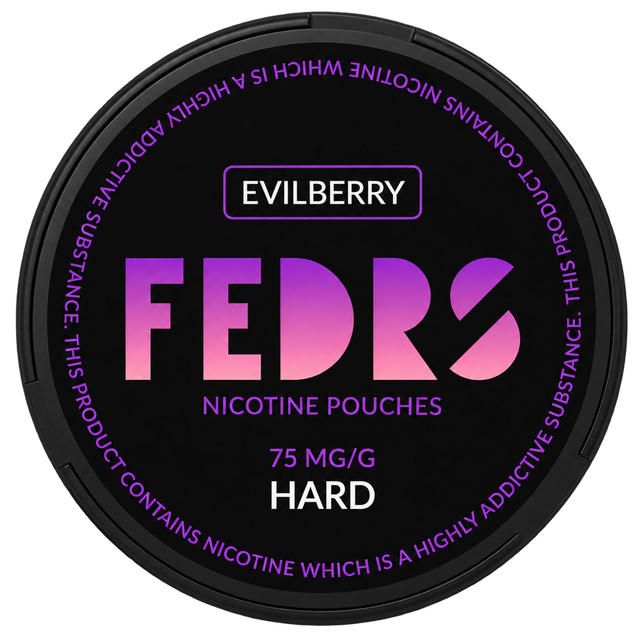 FEDRS BLACK Evilberry-Nicotine Pouches-gigasnus.com