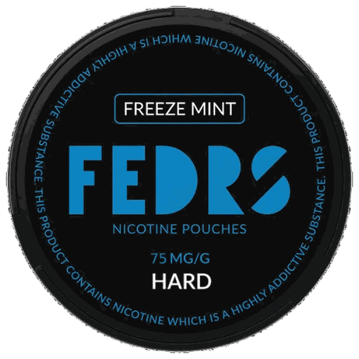 FEDRS BLACK Freeze Mint 75mg-Nicotine Pouches-gigasnus.com