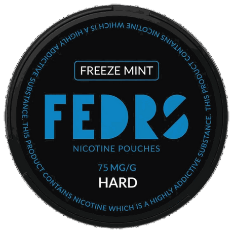 FEDRS BLACK Freeze Mint 75mg-Nicotine Pouches-gigasnus.com