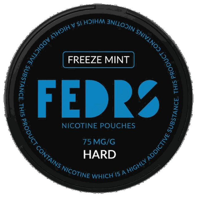 FEDRS BLACK Freeze Mint 75mg-Nicotine Pouches-gigasnus.com