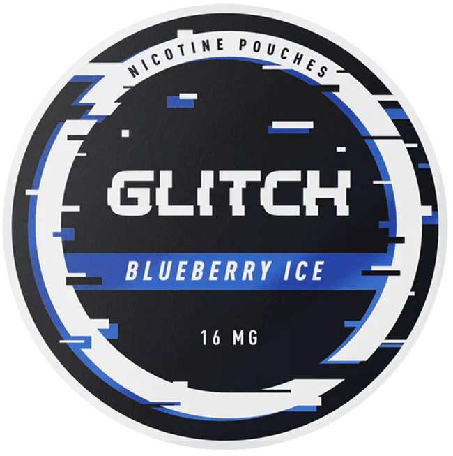 GLITCH Blueberry Ice-Nicotine Pouches-Gigasnus.com