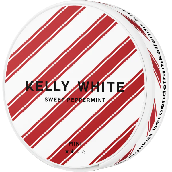 Kelly White Sweet Peppermint Mini-Nicotine Pouches-Gigasnus.com