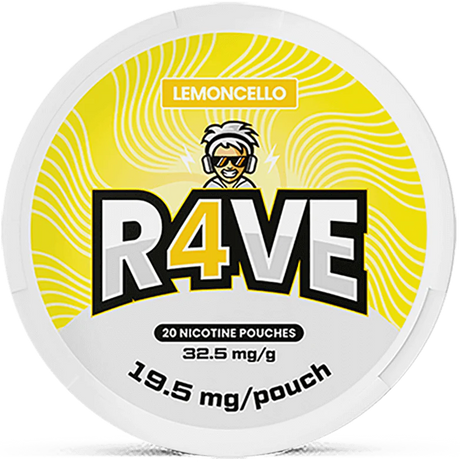 R4VE Lemoncello Fruit Extra Strong-Nicotine Pouches-Gigasnus.com