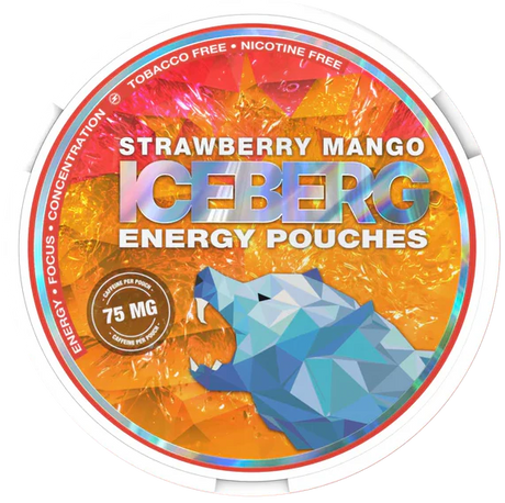 Iceberg Strawberry Mango 75mg-Koffein Pouches-Gigasnus.com