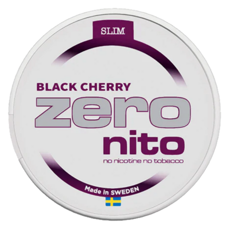 Zeronito Black Cherry Slim-Nicotine Free Pouches-Gigasnus.com