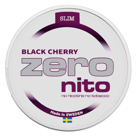 Zeronito Black Cherry Slim-Nicotine Free Pouches-Gigasnus.com